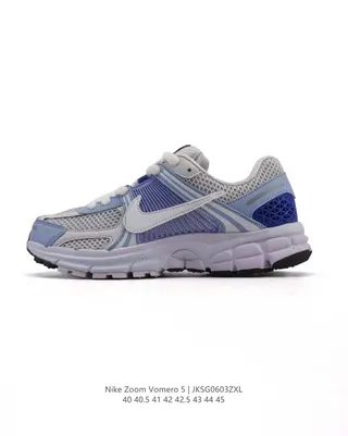 Nike Zoom Vomero 5 Light Blue Purple White Running Shoes 2