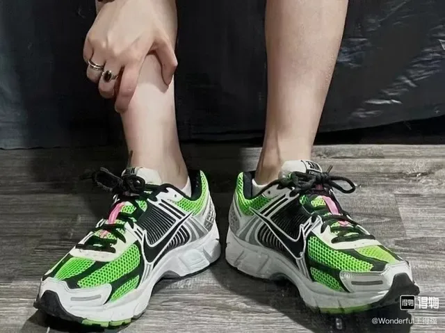 Nike Zoom Vomero 5 Chaussures de Running Vert Citron Noir 2