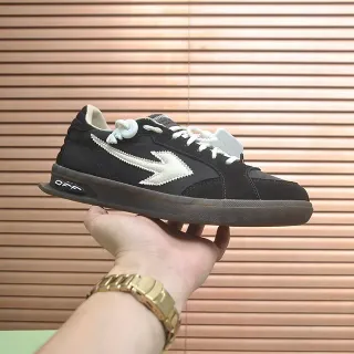 Off-White Arrow Logo Black and White Lifestyle Sneakers