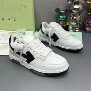 Off-White Black Industrial Design Arrow Logo Lifestyle Sneakers