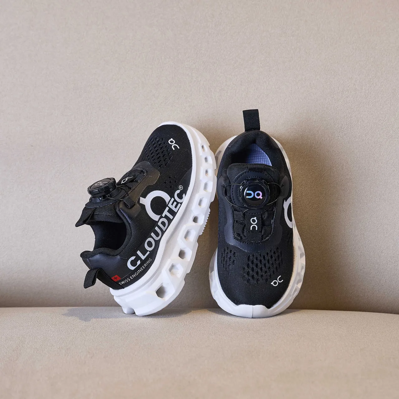 On Cloudmonster Niños Sin Cordones Zapatillas Gruesas 5