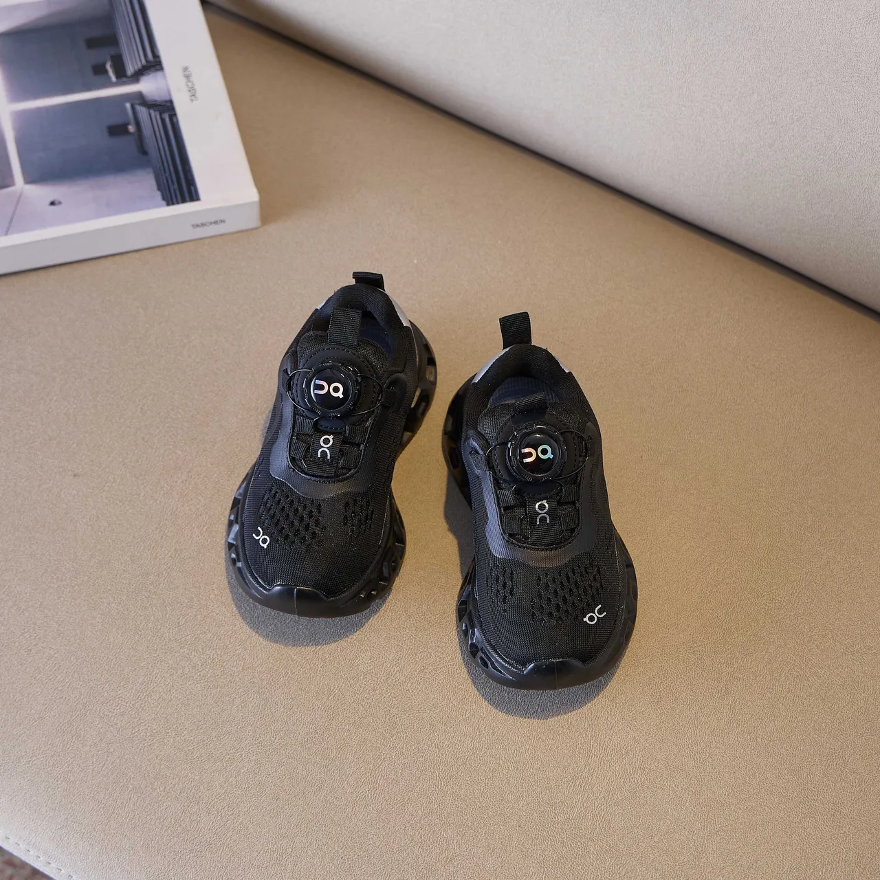 On Cloudmonster Niños Sin Cordones Zapatillas Gruesas 21