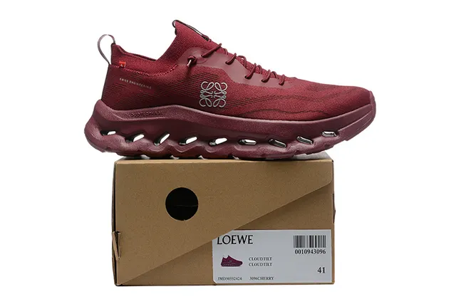 On Cloudmonster Maroon Knit দৌড়ের জুতা 2