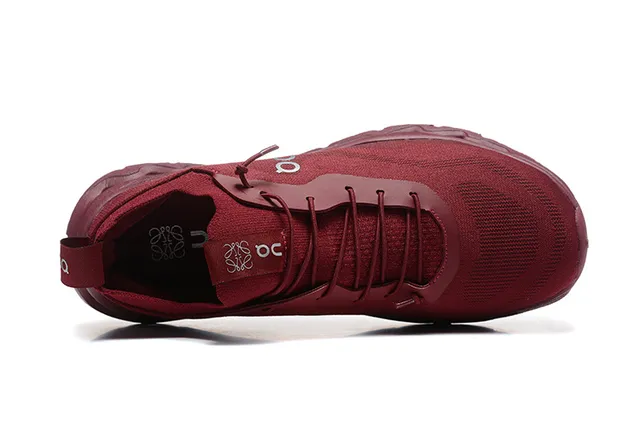 On Cloudmonster Maroon Knit দৌড়ের জুতা 3