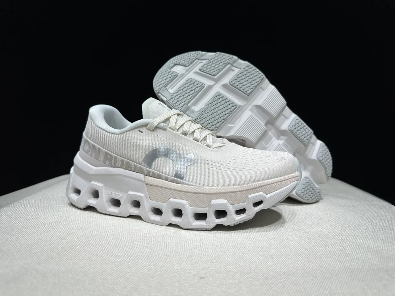 On Cloudmonster Off-White Running Shoes 7