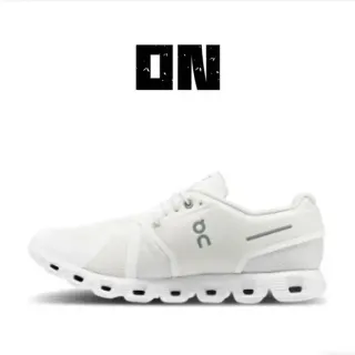 On Cloudmonster White Gray Engineered Mesh Upper Segmented Cloud-Pod Midsole Lifestyle Sneakers