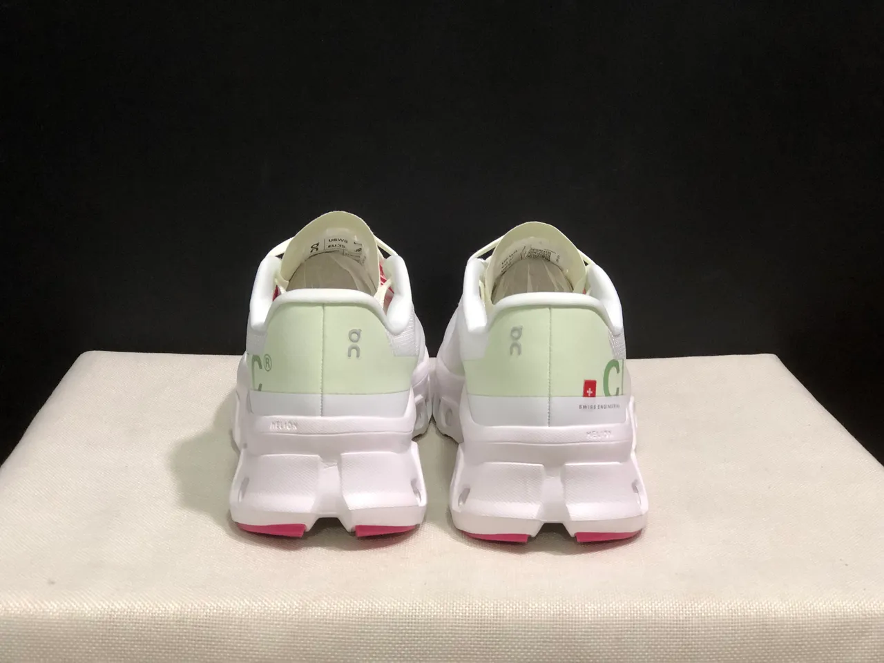 On Cloudmonster White Lima zapatillas de correr 3