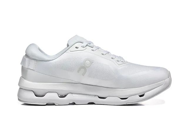 On Cloudmonster White Running Shoes 3