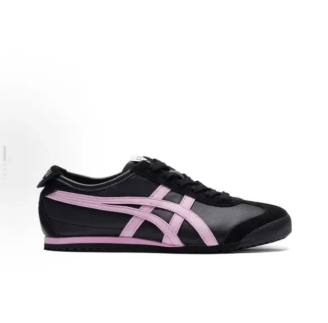 Onitsuka Tiger Mexico 66 Noir et Rose Sneakers Lifestyle 3