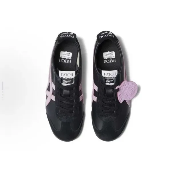 Onitsuka Tiger Mexico 66 Noir et Rose Sneakers Lifestyle 5