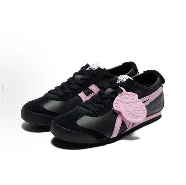 Onitsuka Tiger Mexico 66 Noir et Rose Sneakers Lifestyle 6