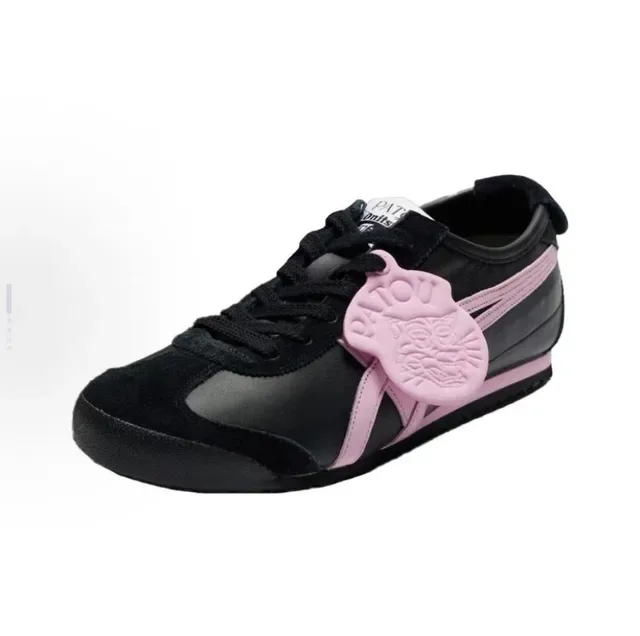 Onitsuka Tiger Mexico 66 Noir et Rose Sneakers Lifestyle 7