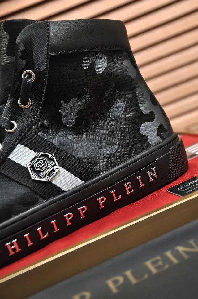 Philipp Plein Sneaker alta con estampado de camuflaje 2