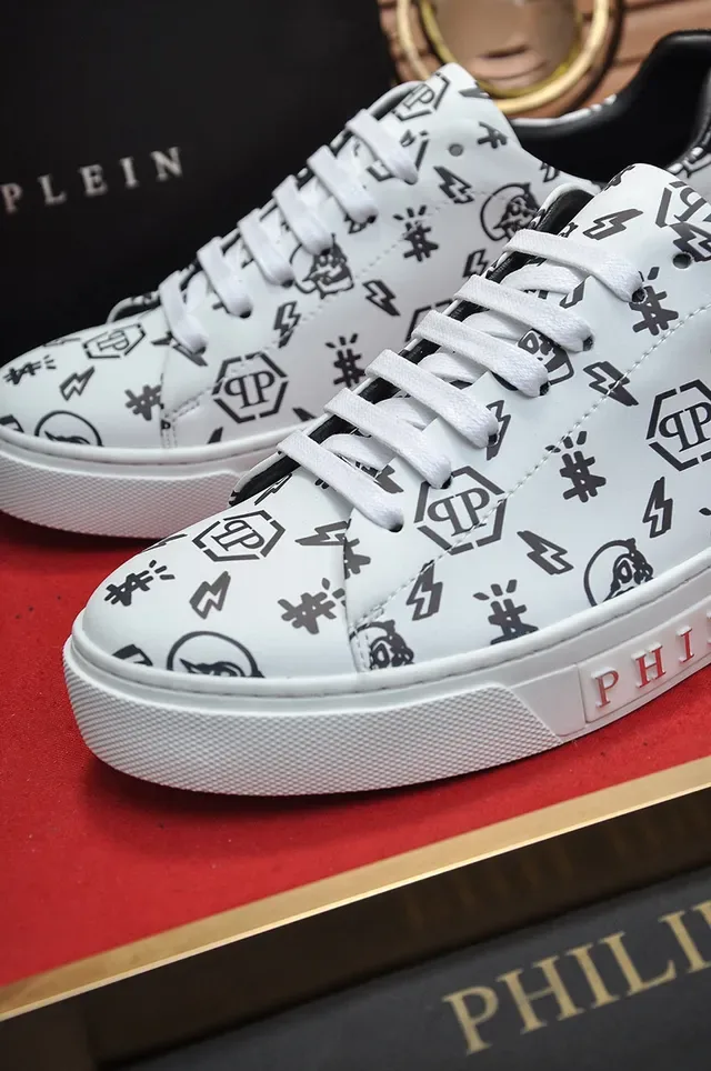 Philipp Plein ग्राफिक प्रिंट सफेद लाइफस्टाइल स्नीकर 3
