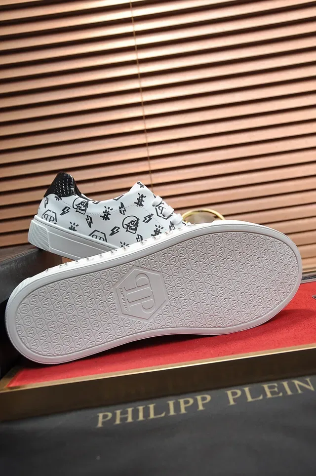Philipp Plein ग्राफिक प्रिंट सफेद लाइफस्टाइल स्नीकर 4