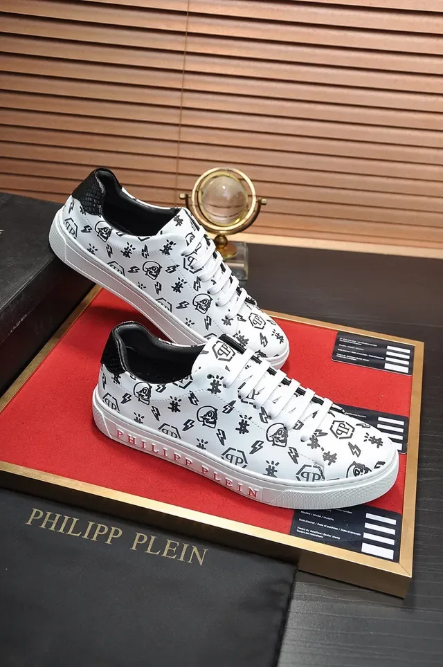 Philipp Plein ग्राफिक प्रिंट सफेद लाइफस्टाइल स्नीकर 5