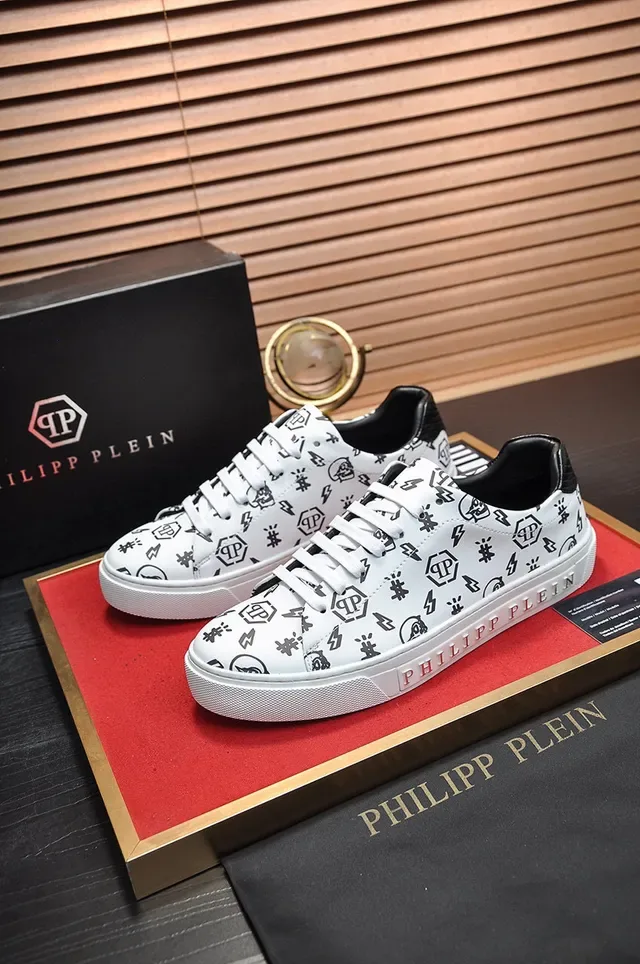 Philipp Plein ग्राफिक प्रिंट सफेद लाइफस्टाइल स्नीकर 7