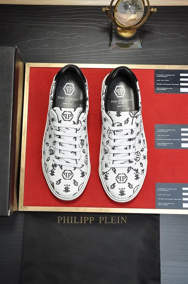 Philipp Plein ग्राफिक प्रिंट सफेद लाइफस्टाइल स्नीकर 8