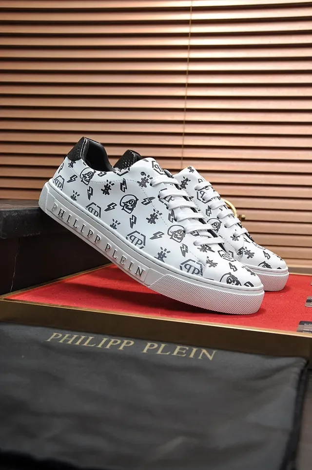 Philipp Plein ग्राफिक प्रिंट सफेद लाइफस्टाइल स्नीकर 9