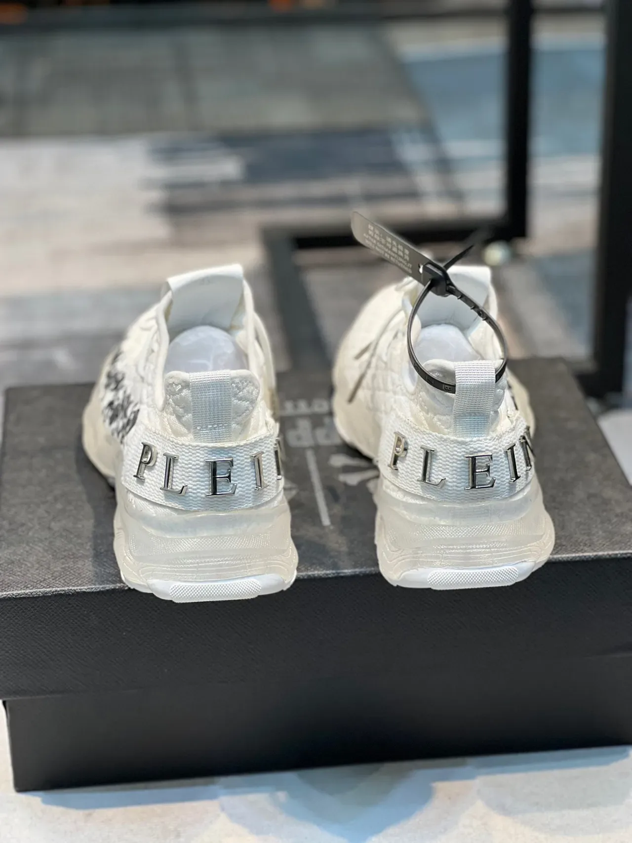 Philipp Plein Skull Motif White Chunky Sneakers 2