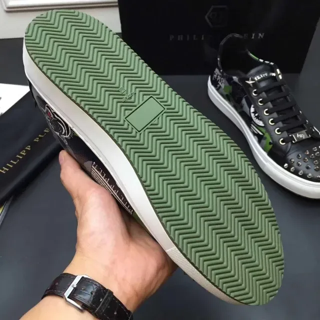 Philipp Plein Studded Camo Graphic Lifestyle Sneakers 3