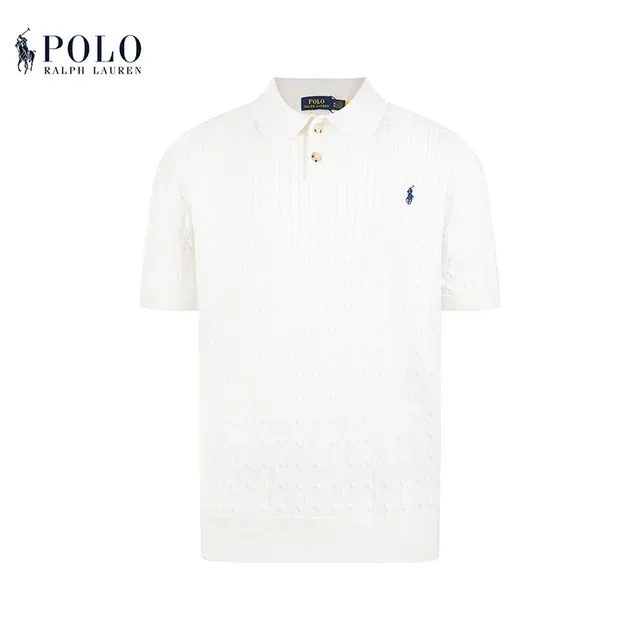 Polo Ralph Lauren Cable Knit Polo Shirt 2