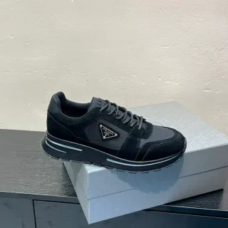 Prada Cloudbust Black Mixed-Material Lifestyle Sneakers