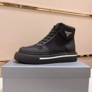 Prada Cloudbust কালো প্ল্যাটফর্ম লাইফস্টাইল স্নিকার