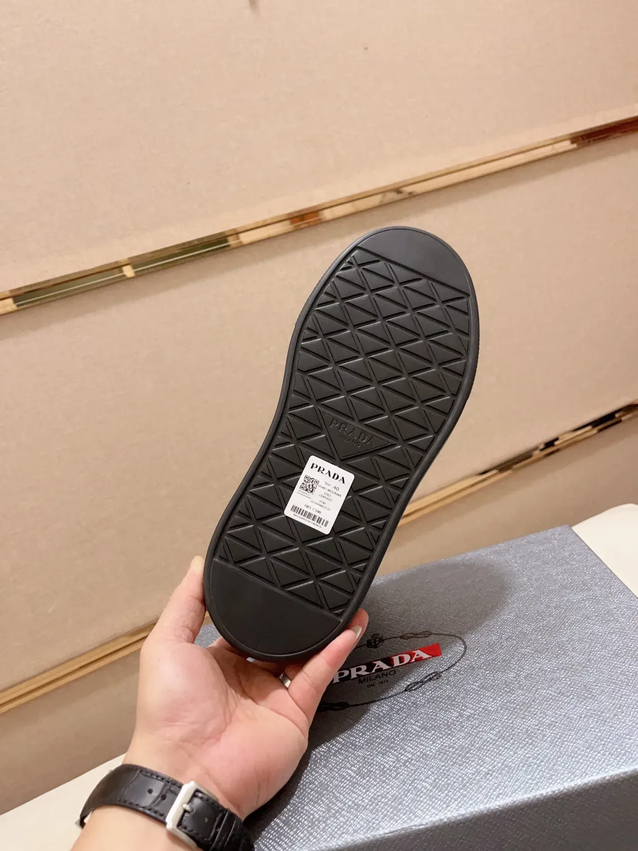 Prada Cloudbust Sneaker Plataforma Negro Lifestyle 3