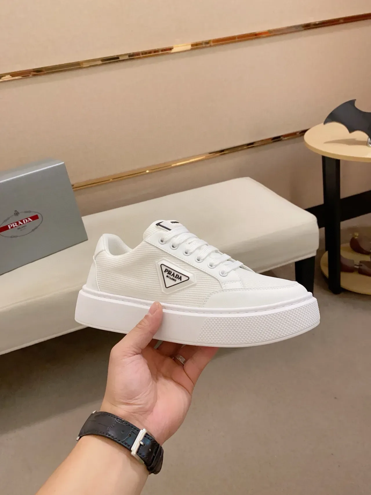 Prada Cloudbust White Lifestyle Sneakers 5