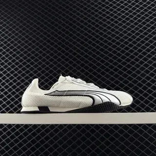 Puma H-Street पतली सोल सफेद और काले लाइफस्टाइल स्नीकर