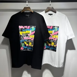 Purple Brand Oversized Graffiti Print T-Shirt