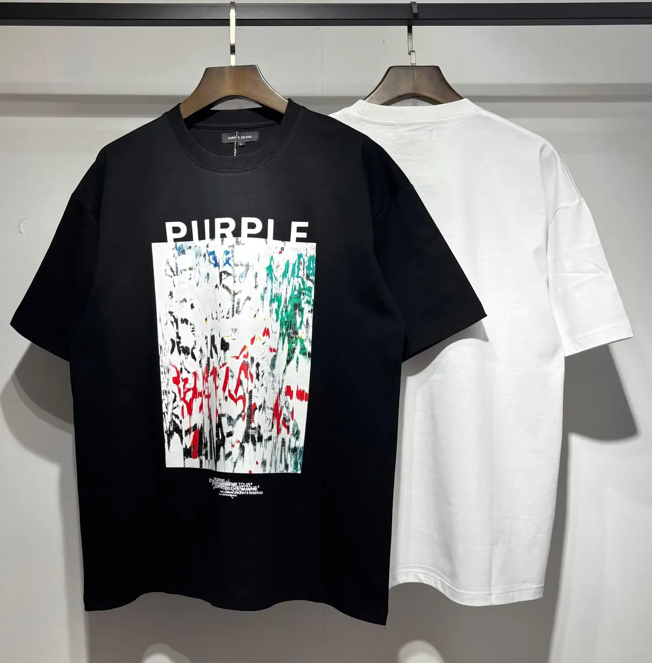 Camiseta Purple Brand oversized com estampa gráfica 2