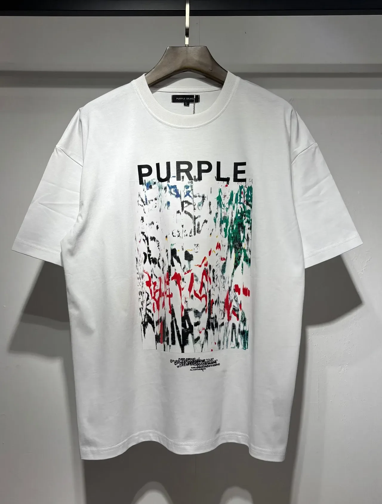 Camiseta Purple Brand oversized com estampa gráfica 3