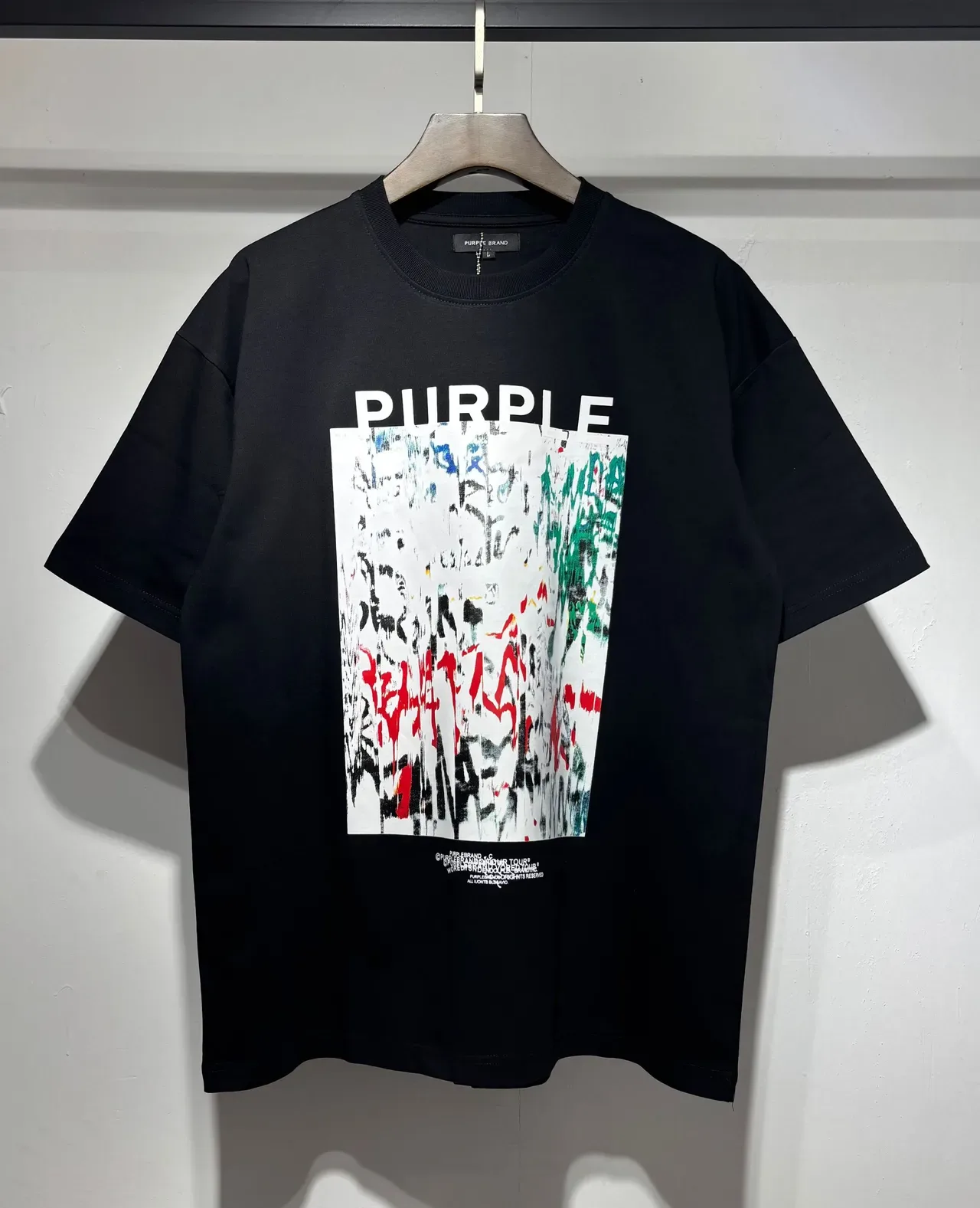 Camiseta Purple Brand oversized com estampa gráfica 4
