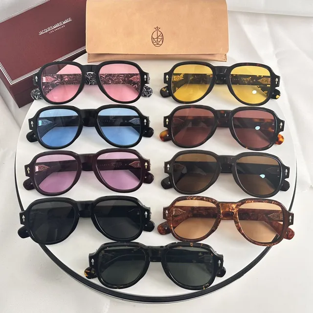 Ray-Ban Negro Gris Marco de Acetato Lentes Rectangulares Gafas de Sol 2