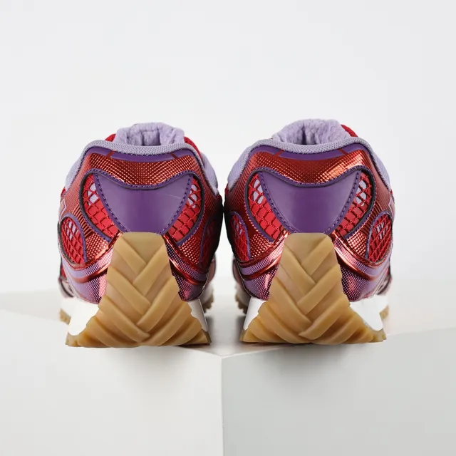 Reebok 红色紫色金属专利覆盖 Vector Cage 细节 生活式运动鞋 8