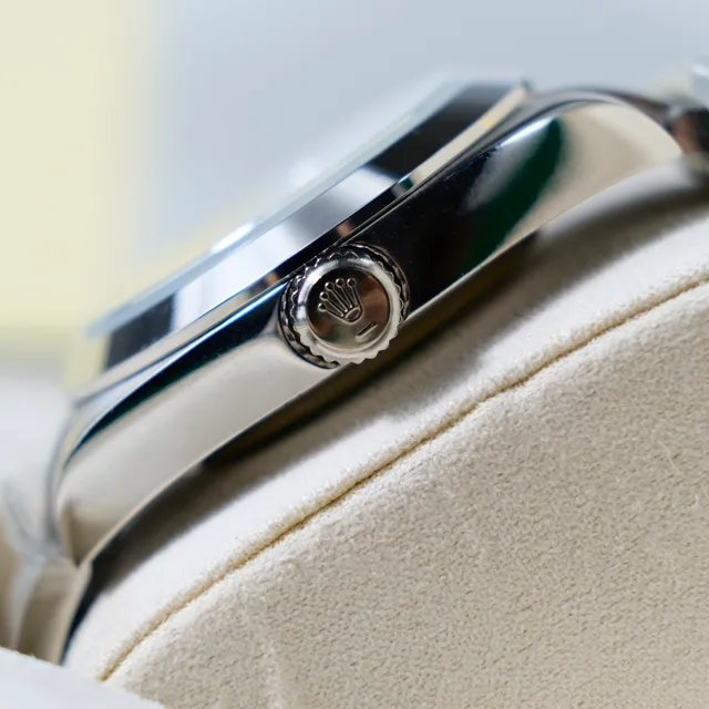 Rolex Explorer Oyster Perpetual relógio mecânico com mostrador branco 6