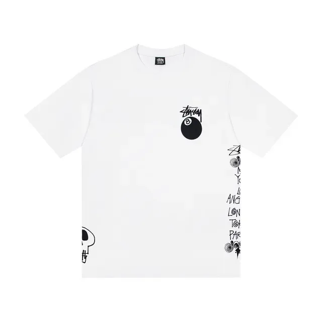 Stussy 8-Ball Stock Logo ग्राफिक टी-शर्ट 5