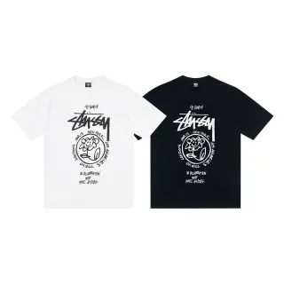 Stussy x Marc Jacobs 40 साल ग्राफिक प्रिंट टी-शर्ट