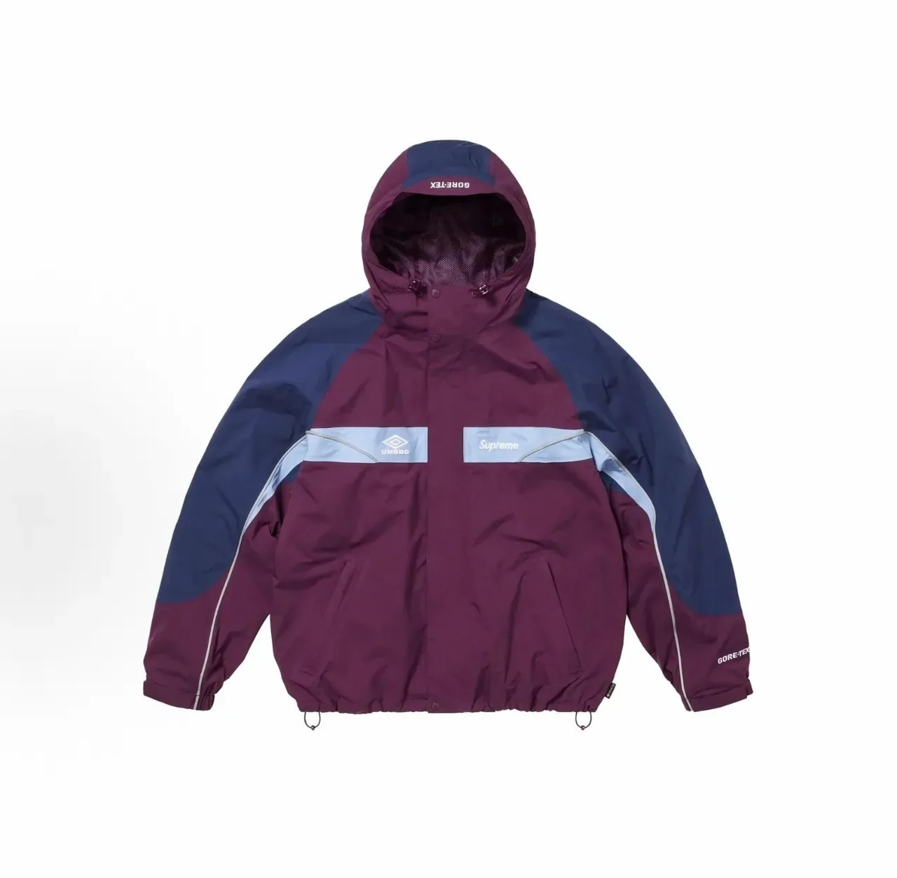 Supreme GORE-TEX Veste à capuche noir et blanc Snap-Front 5