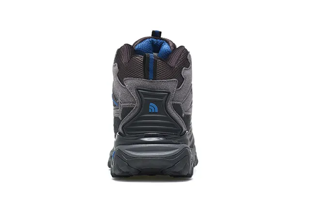 The North Face Preto Prata Botas Mid-Cut Impermeáveis com Membrana Trekking 5
