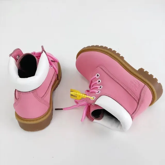 Timberland Premium 6-Inch بني بيج ارتفاع الكاحل مربوطة بالرباطات أحذية العمل 5