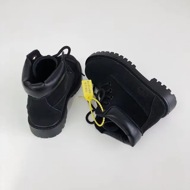 Timberland Premium 6-Inch بني بيج ارتفاع الكاحل مربوطة بالرباطات أحذية العمل 11