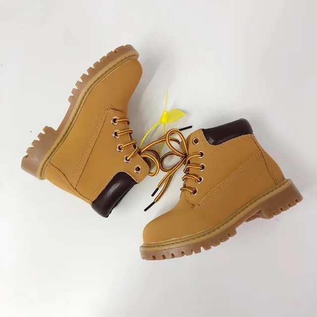 Timberland Premium 6-Inch بني بيج ارتفاع الكاحل مربوطة بالرباطات أحذية العمل 17