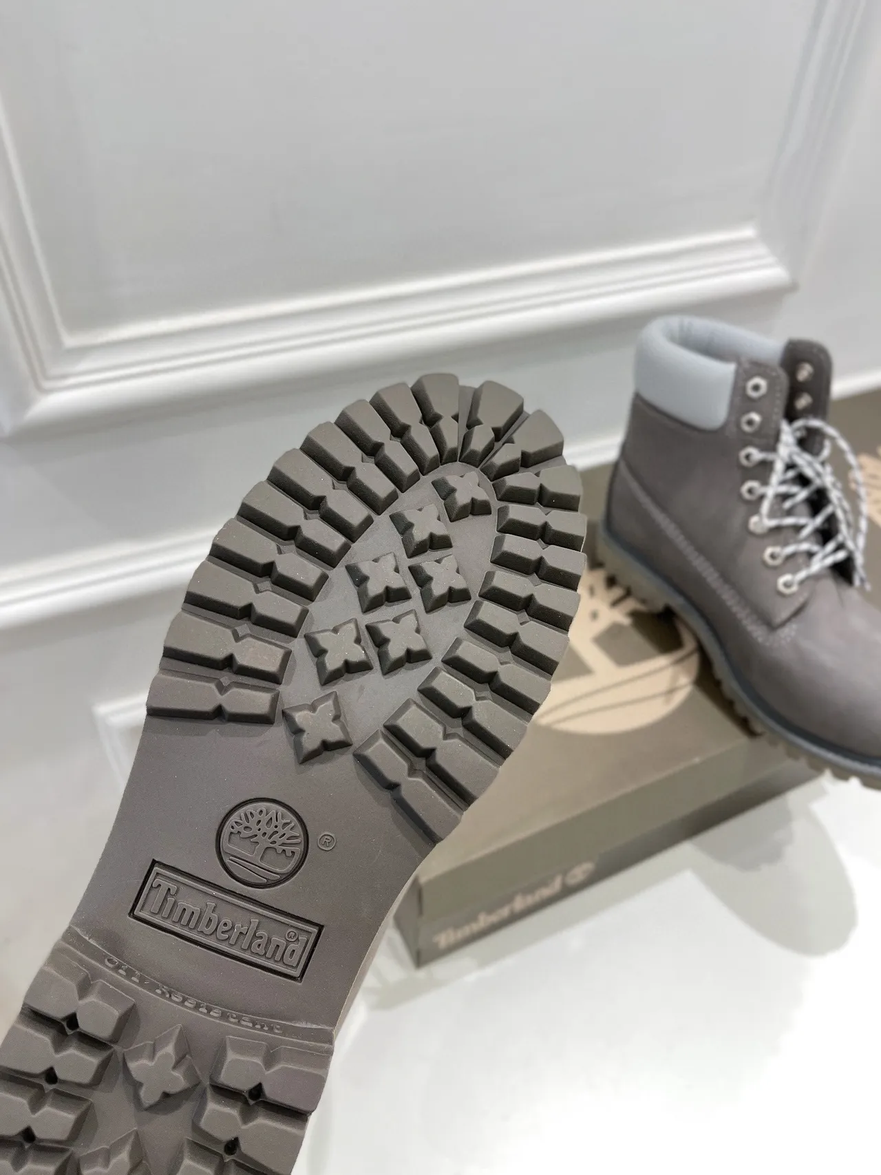 Timberland Premium 6-Inch Gray Suede Work Boots 2