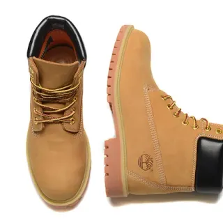 Timberland Premium 6-Inch Tan Nubuck Work Boots