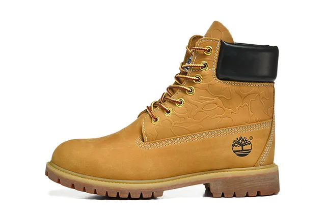 Timberland Premium 6-Inch Tan Nubuck Work Boots 2