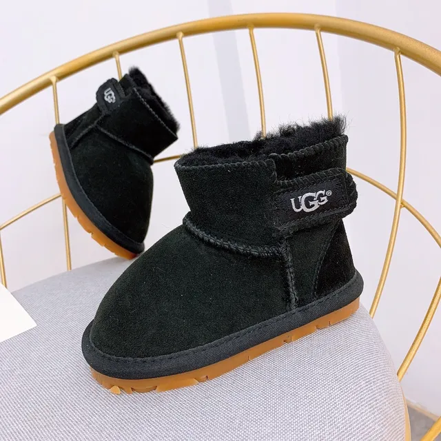 UGG Classic Mini Dusty Pink Suede Shearling-Lined Snow Boots 20