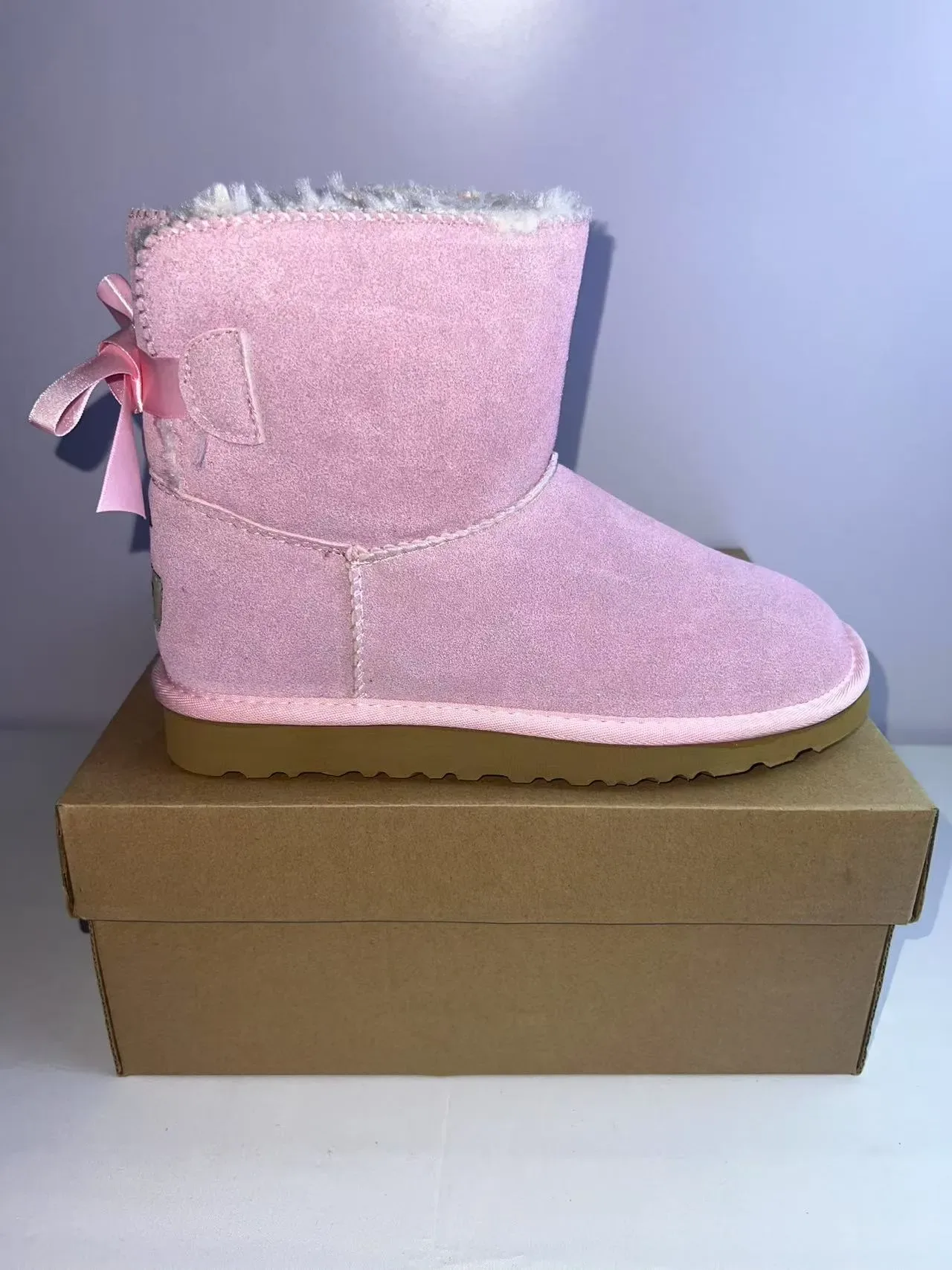 UGG Classic Mini গোলাপি বাও তুষার বুট 3